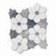 Thassos White Marble 11 in. x 10 in. Polished Marble Tile