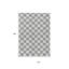 Tapis extérieur lavable à pois gris et ivoire 10 pi x 14 pi