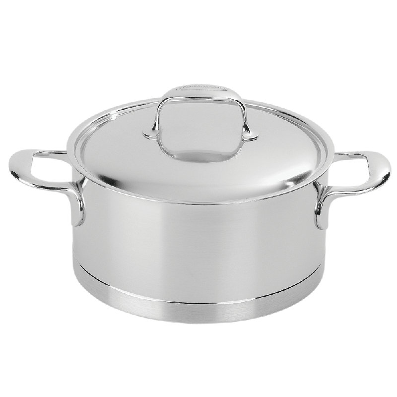 Demeyere Atlantis Non-Stick Stainless Steel Round Dutch Oven, 8.9 Qt.