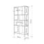 Ahlea 178 cm H x 88 cm W Standard Bookcase