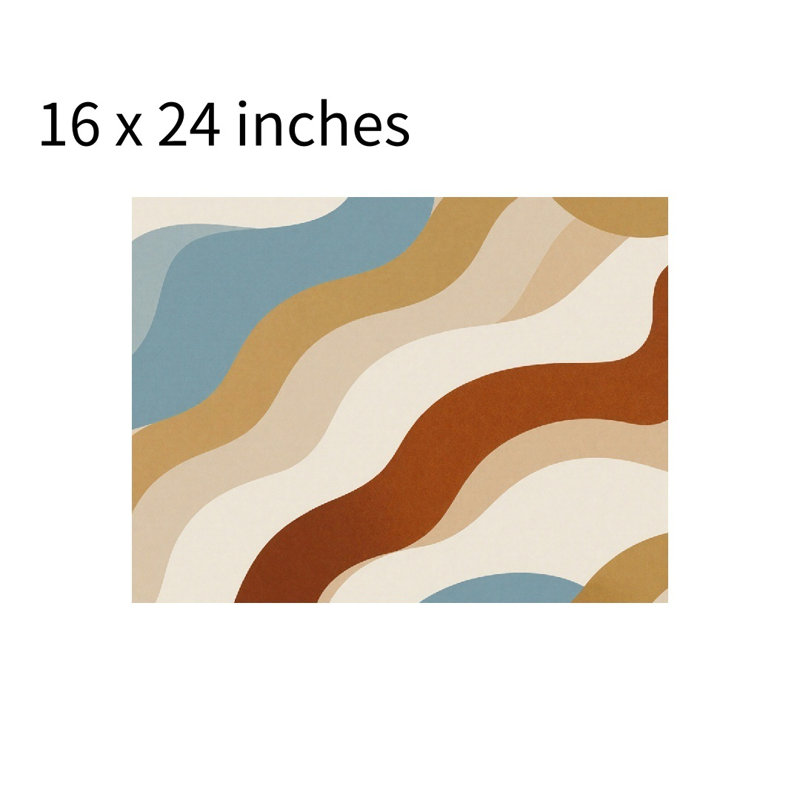 Tapis pour salle de bain Wavy Line