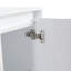 Armoire de rangement de salle de bain autoportante 12 po, portes à fermeture douce