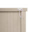 Armoire de rangement sculptée à 2 portes avec tablette réglable-789349044