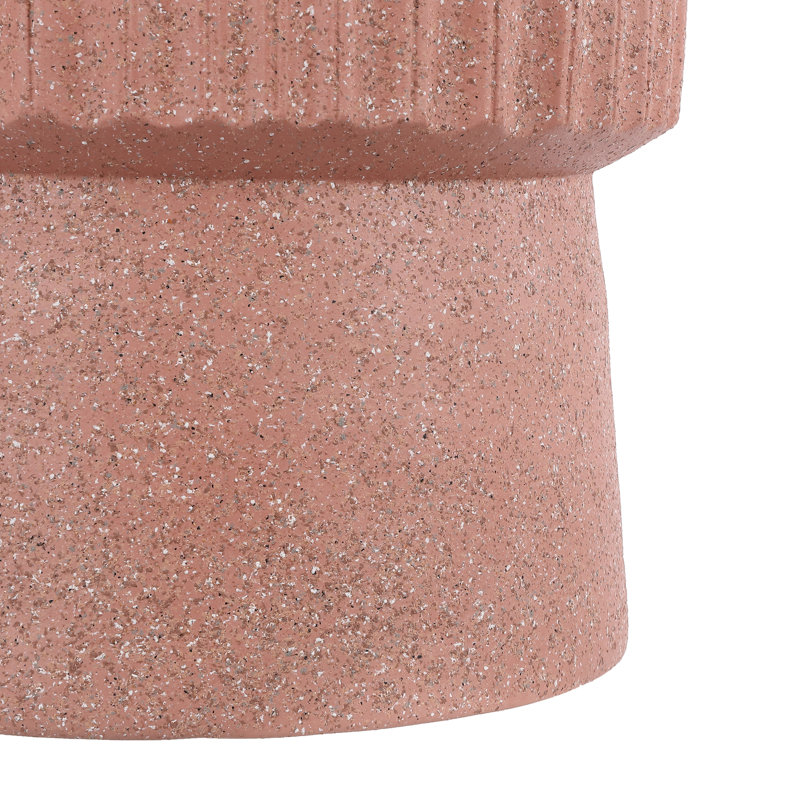 Briannah End Table, Pink Terrazzo