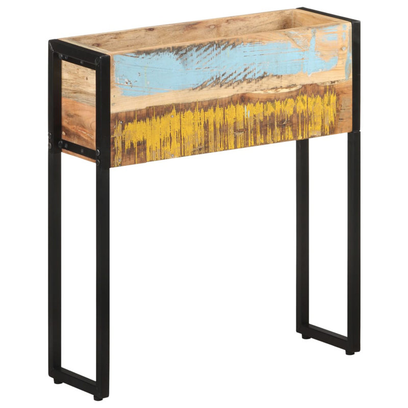Pot à fleurs surélevé en bois