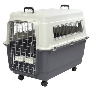Portable Collapsible Dog Crate, Travel Dog Crate 24X17x17 With Soft Warm  Blanket And Foldable Bowl For Large Cats & Small Dogs Indoor And Outdoor
