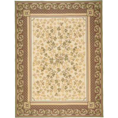 Wool Floral Indoor Rug