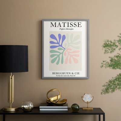 Matisse Div, reproduction d'art encadrée - bois massif