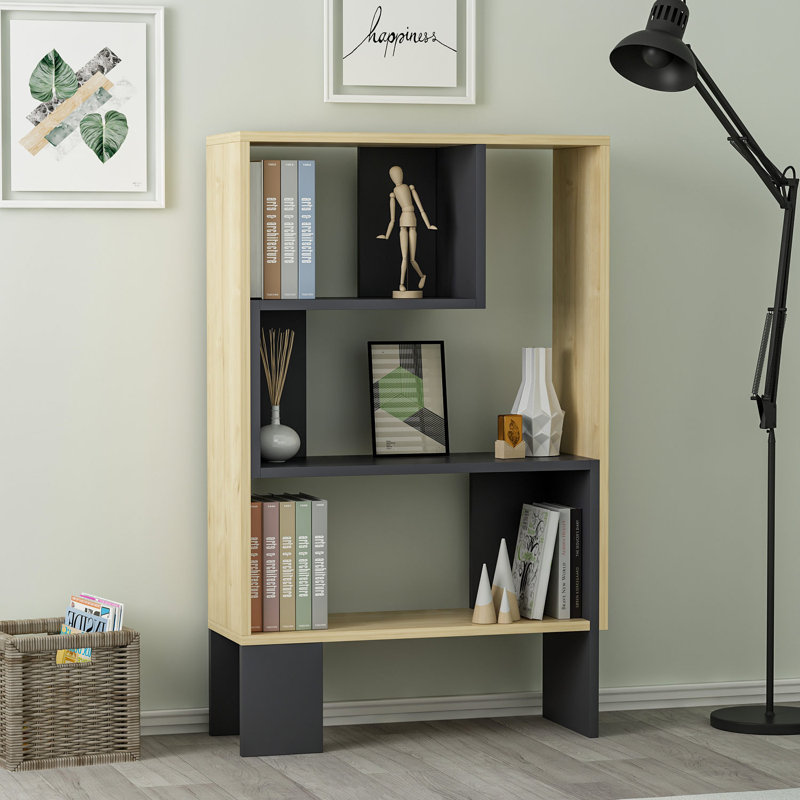 Dragut 111.2cm H x 70cm W Etagere Bookcase