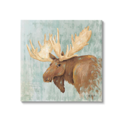 " Happy Moose Portrait " by Nidhi Wadhwa