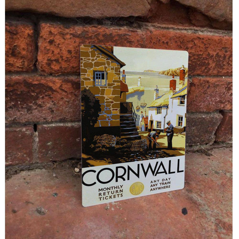Cities & Countries Wall Decor on Metal, 40cm H x 28cm W