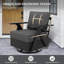 Ensemble de 4 fauteuils club pivotants en aluminium pour l'extérieur avec coussins-116809765