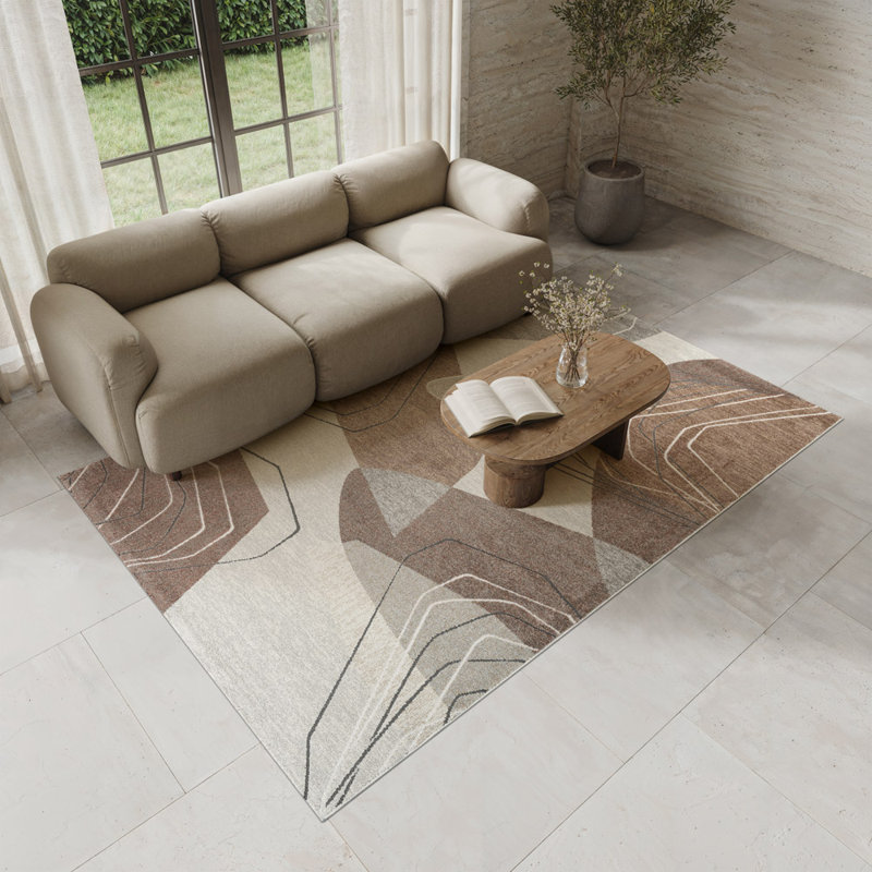 Abstract Area Rug, Rectangle 160 x 230 cm