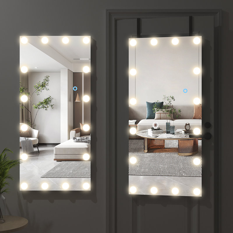 Daulton Rectangle Mirror, Black