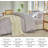 XINMIANFANG Striped Duvet Cover Set 100% Washed Cotton Linen Like Textured Bedding Set 3 Pcs Comforter Cover for All Seasons-120117791-120117788