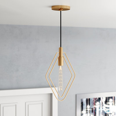 1 - Light Unique / Statement Geometric Pendant