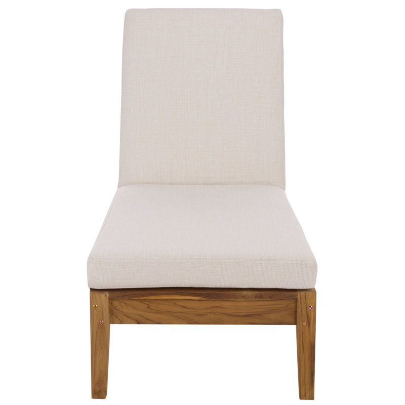 Montclair Teak Chaise Lounge