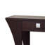 Console, table d'appoint, table de bout avec 1 tiroir et tablette ouverte