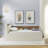 Twin Size Upholstery Velvet Day Bed With Storage Headboard And Wireless Charging, Multi-Functional Daybed With Two Storage Drawers & LED Lights, Beige-1047142593