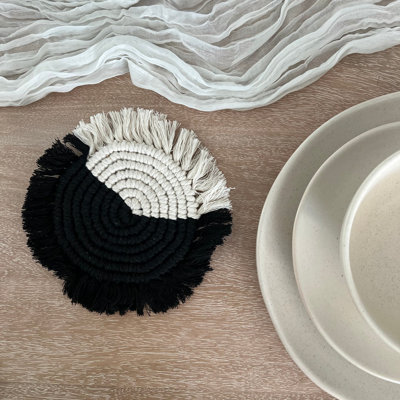 Ensemble de sous-verres Macramé 4