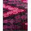 Tapis noir contemporain en laine noué à la main surteint 4 pi 0 po x 6 pi 0 po