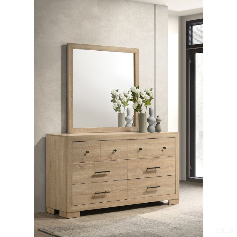 Commode 6 tiroirs avec miroir Merritt