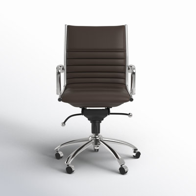 Naida Faux Leather Swivel Task Chair