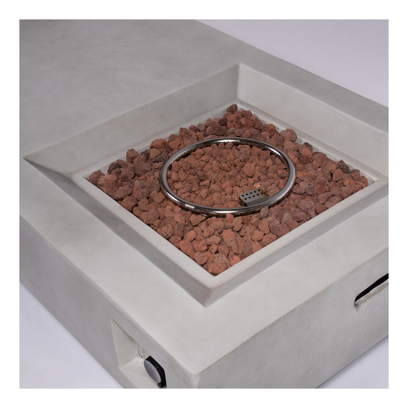 60inch Concrete Fire Pit Table