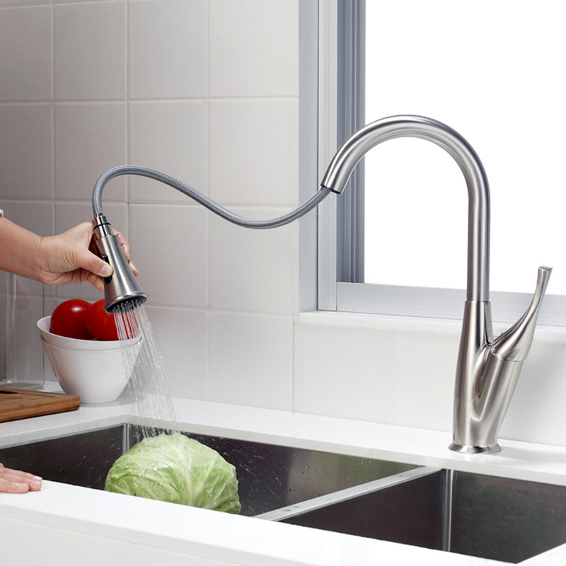 SOUEEUM Pull Down Kitchen Faucet
