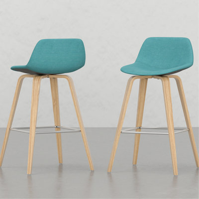 Ensemble de 2 tabourets Mid-Century Modern