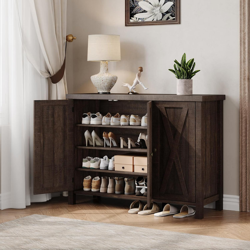 26 Pair Shoe Storage Cabinet
