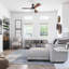Barcadero 44" LED Ceiling Fan with Pull Chain and Light Kit Included-54878069