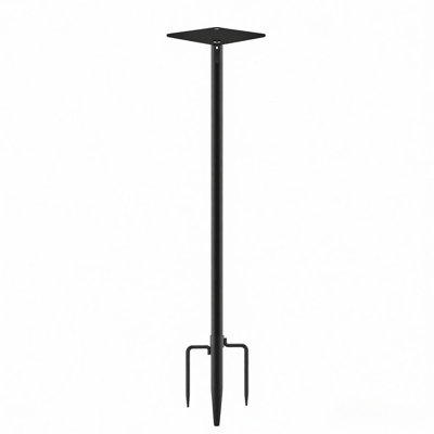 Adjustable 80 Inch Heavy Duty Bird Feeder and Bird House Mounting Pole with Stable Ground Stake for Outdoor Garden Backyard Use, Bird Feeders and Bird Houses Not Included