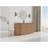 64'' Freestanding Bathroom Vanity with White Ceramic Sink, and 2-Small Storage Cabinet, Soft-Close Door, Imitative Oak, KD-Packing, Plywood-1904246165