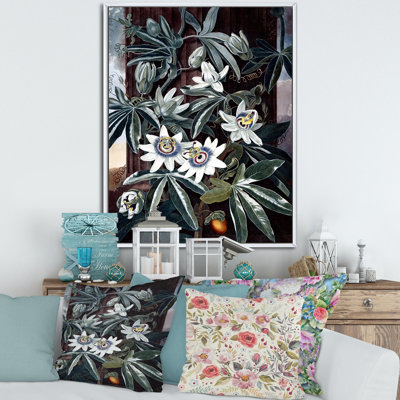 Fleurs rétro I - reproduction sur toile