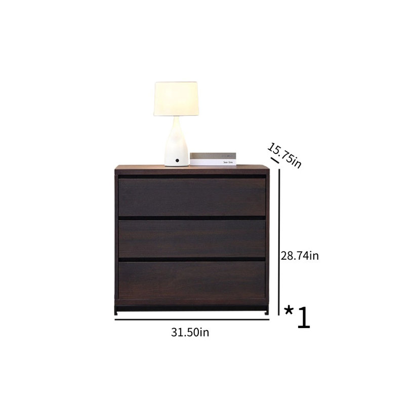 Table de chevet d'appoint décorative Smoke Color