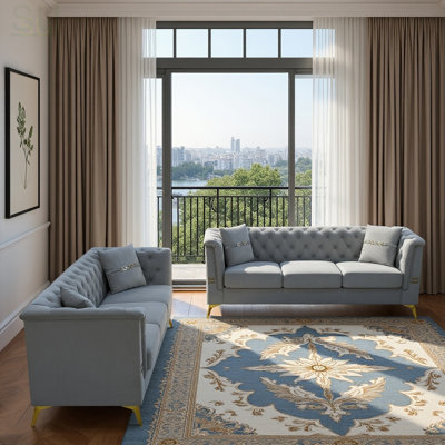 Elegant Boucle Upholstered Bed, Luxurious And Comfortable, King Size, Timeless Design For Modern Bedrooms