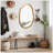 Irregular Wall Mirror Decorative, Asymmetrical Wavy Accent For Modern Elegance And Enhanced Aesthetic, 32X22 Inch