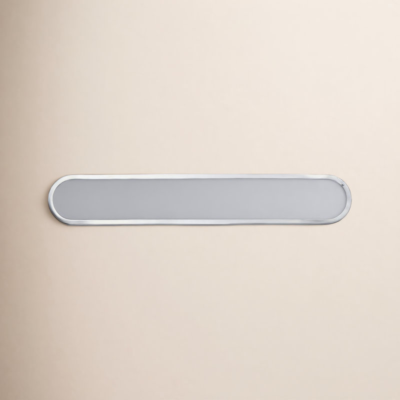 Celise Lamaria Dimmable LED Bath Bar, White/Polished Chrome, 30"