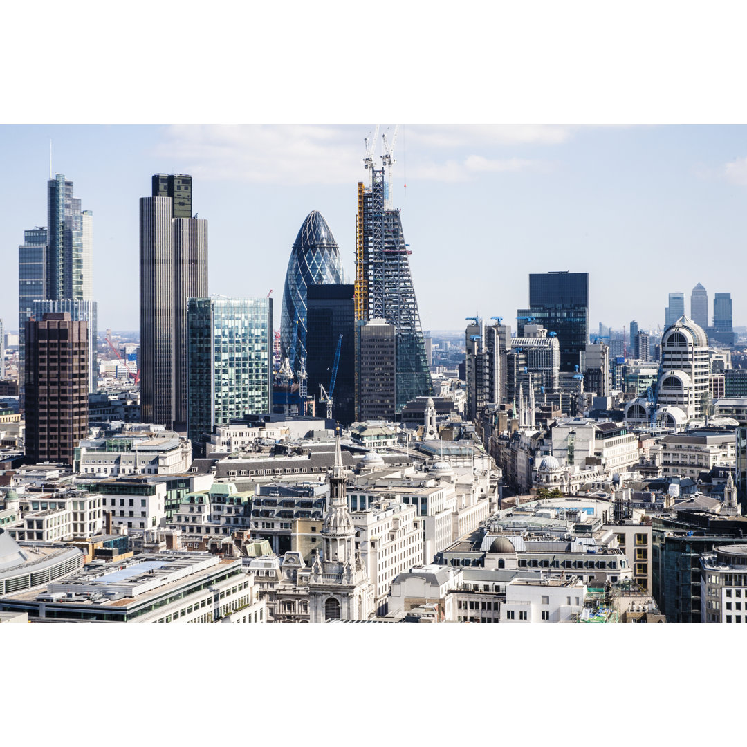 Londoner Skyline von Eric x - Leinwandbild