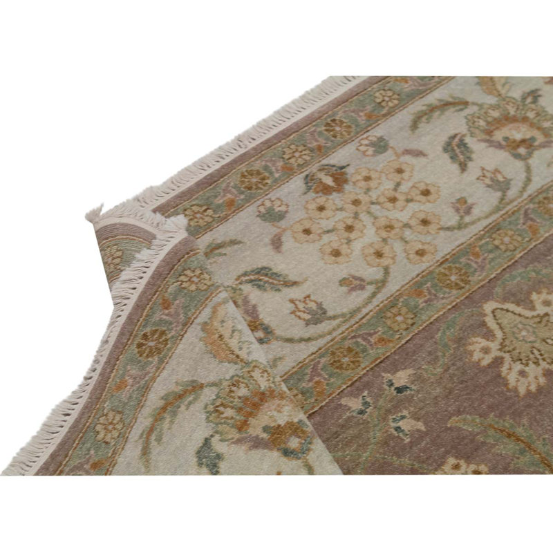 Wool Oriental Area Rug in Ivory