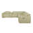Beige Genuine Leather