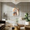 Cadre de 16 pi x 24 po en toile de fond rustique brun