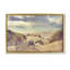 Toile flottante avec cadre doré Golden Sands Beach par Noah Bay-300835178-300835190