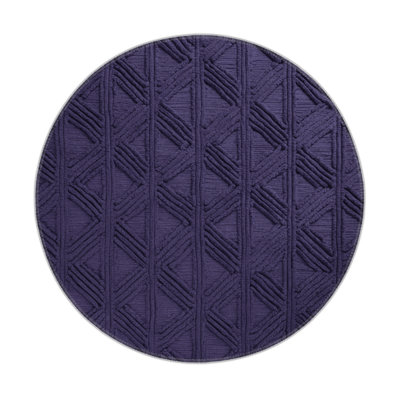 Trellis Purple Indoor and Outdoor Area Rug
