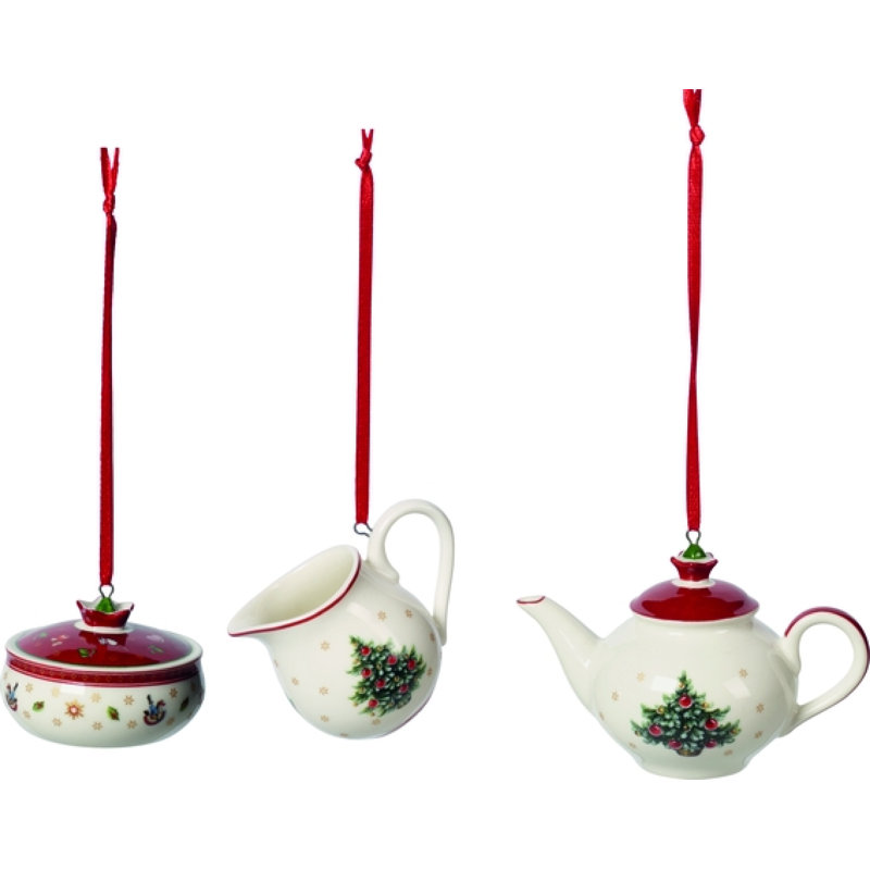 Ornements suspendus Villeroy & Boch Jouets Delight: café, ensemble / 3