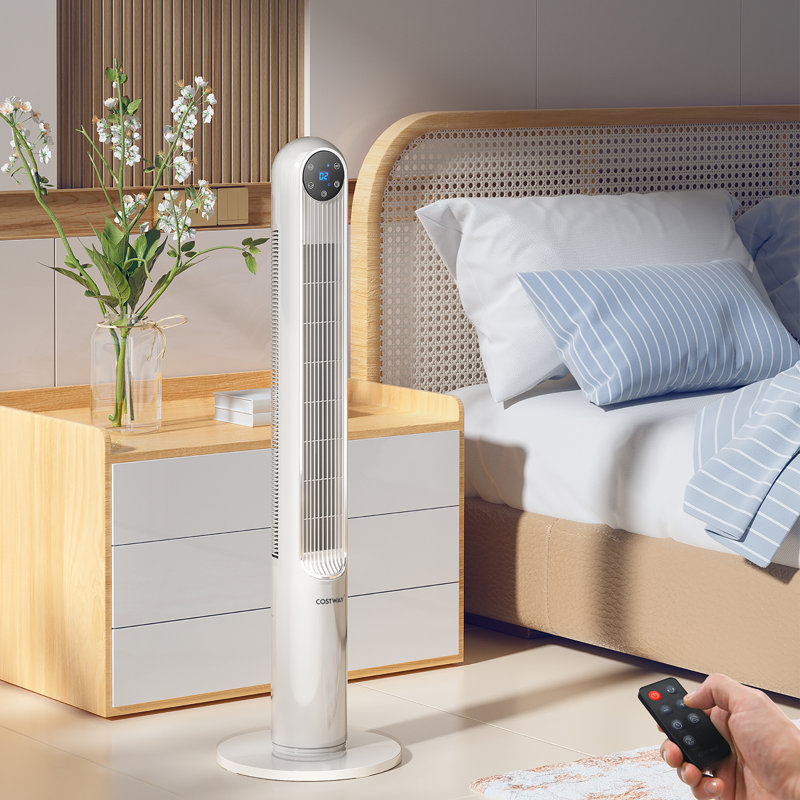 Ventilateur tour 42 po Costway, Blanc