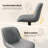 Hruby Swivel Upholstered Leather Adjustable Height Counter Stool-263556707