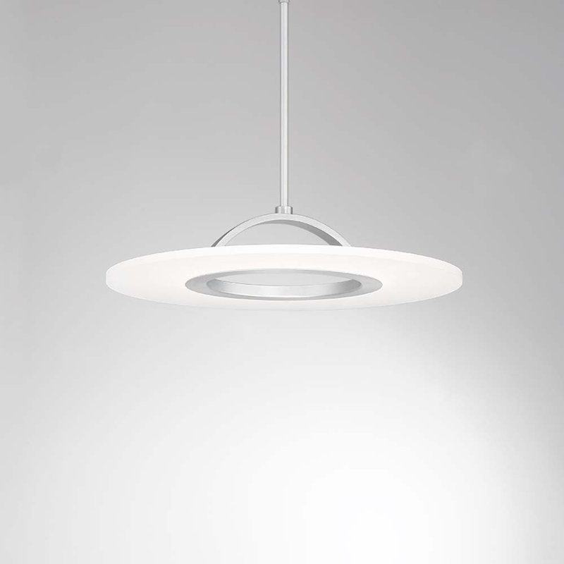 Elektron 1 - Light Semi Flush Mount, Brushed Aluminum