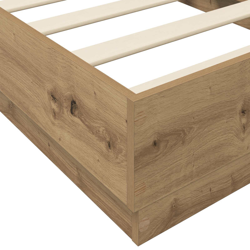 Bed, Artisan Oak